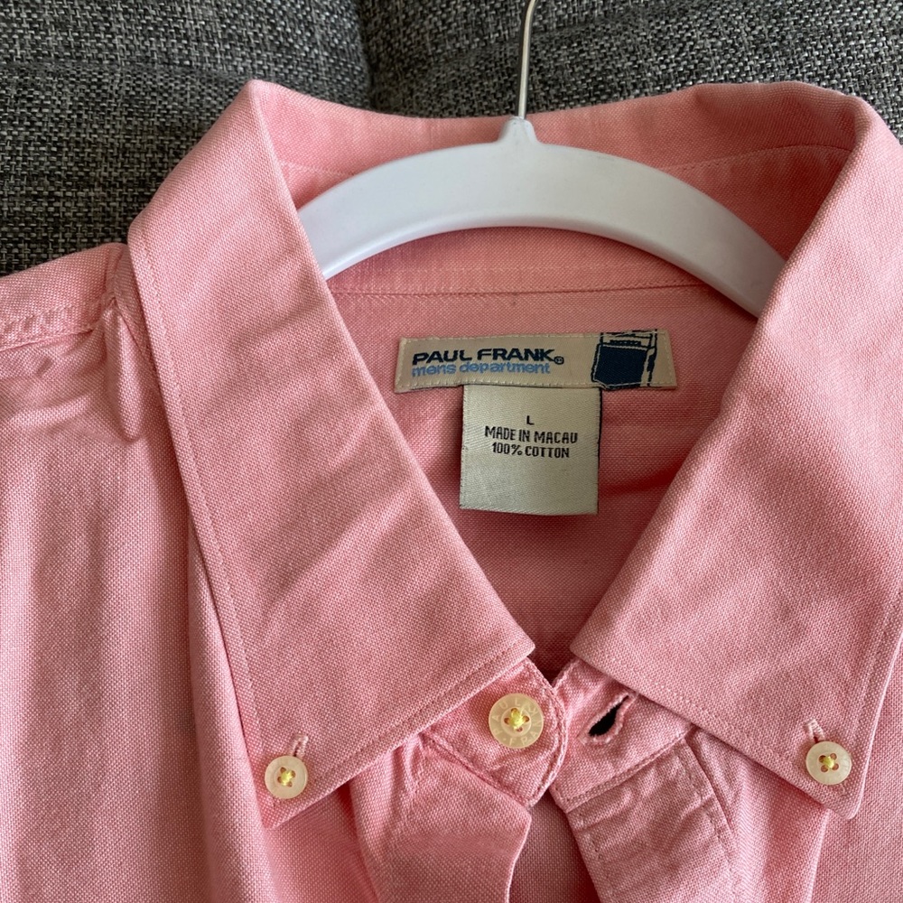 Paul Frank men button down oxford preppy slim